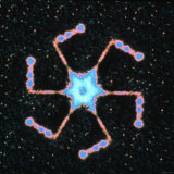 Buy Bacteriophage T7 Electron Micrographtail at AllPosters.com