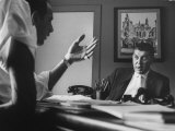 Buy Victor Sabatino Questioning a Chicago Administrative Manager Herman Horowitz at AllPosters.com