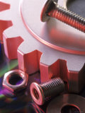 Nuts Bolts Gear Conceptual Industry - Still Life