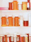 Medicine Cabinet Both Otc and Prescription Bottles