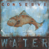 Conserve Water Art Print