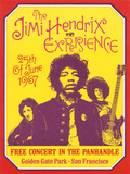 Jimi Hendrix, Free Concert in San Francisco, 1967