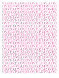 Pink Love Love Love
