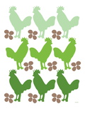 Green Chicken Family