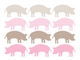 Buy Pink Pig Family at AllPosters.com