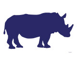 Buy Navy Rhino at AllPosters.com
