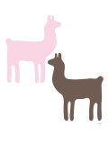 Buy Pink Llama Couple at AllPosters.com