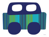 Buy Blue Stripe Car at AllPosters.com