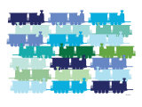 Cool Train Pattern
