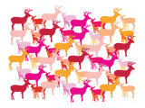 Warm Deer Pattern