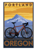 Buy Portland, Oregon, Mountain Bike Scene at AllPosters.com