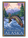 Buy Fly Fishing Scene, Kenai River, Alaska at AllPosters.com
