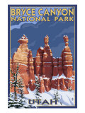 Bryce National Park, Utah, Winter Scene