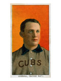 Chicago, IL, Chicago Cubs, Orval Overall, Baseball Card