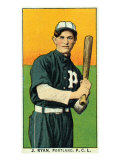 Portland, OR, Portland Pacific Coast League, J. Ryan, Baseball Card
