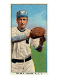 Vernon, CA, Vernon Pacific Coast League, Fisher, Baseball Card