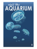 Buy Visit the Aquarium, Jellyfish Scene at AllPosters.com