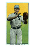 Vernon, CA, Vernon Pacific Coast League, Brown, Baseball Card