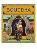 Bouddha Brand Cigar Outer Box Label, Misspelling of Buddha