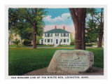 Lexington, Massachusetts, Old Border Line of the Minute Men Scene