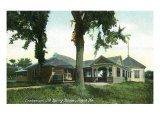 Togus, Maine, Exterior View of the Canteen and Old Spring House