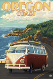 Oregon Coast, Cruising the Coast, VW Bug Van