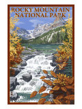 Buy Rocky Mountain National Park, Colorado, Lake Scene at AllPosters.com