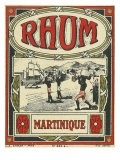 Rhum Martinique Brand Rum Label