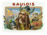 Gaulois Brand Cigar Box Label