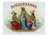 Susquehanna Brand Cigar Box Label