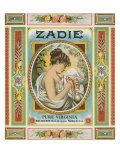 Petersburg, Virginia, Zadie Brand Tobacco Label