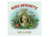 Buy Marie Antoinette De Luxe Brand Cigar Box Label at AllPosters.com