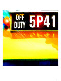 Cab Off Duty, New York Art Print