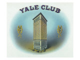 Yale Club Brand Cigar Box Label