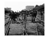 Atlanta, GA, Sherman's Men Tearing Up Railroad, Civil War