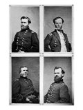 Portraits of Grant, Sherman, Thomas and McPherson, Civil War
