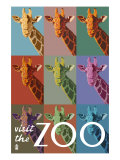 Visit the Zoo, Giraffe as Pop Art