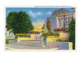 Buy Springfield, Illinois, View of the Lincoln Statue on the State Capitol Grounds at AllPosters.com