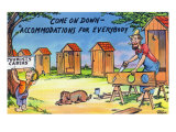 Accommodations for Everyone, Father and Son Building Outhouses