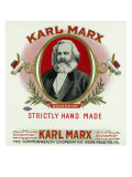 Karl Marx Brand Cigar Box Label, Karl Marx