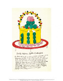 Wild Raspberries, c.1959  (yellow and green)