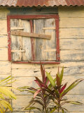 Weathered Cottage of Marie-Galante Island, Guadaloupe, Caribbean