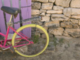 Colorful Bicycle on Salt Cay Island, Turks and Caicos, Caribbean