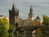 Buy Charles Bridge and Old Town Bridge Tower, Prague, Czech Republic at AllPosters.com