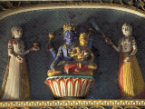Buy Hindu gods Vishnu and Laxmi in Half Moon Palace, India at AllPosters.com