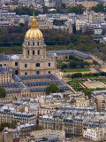 View of Hotel des Invalides from Eiffel Tower, Paris, France