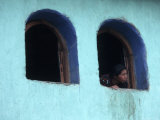 Buy Woman Looking Out of Window, Chichicastenango, Guatemala at AllPosters.com