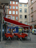 Buy Cafe on Cobblestone Street, Rhone-Alps, Lyon, France at AllPosters.com