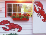 Lobster Sign, Pound and Restaurant, Mt. Desert Island, Maine, USA
