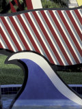 Roy Lichtenstein's Mermaid Sculpture, South Beach, Miami, Florida, USA
